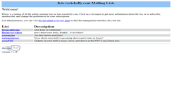 Desktop Screenshot of lists.roriekelly.com